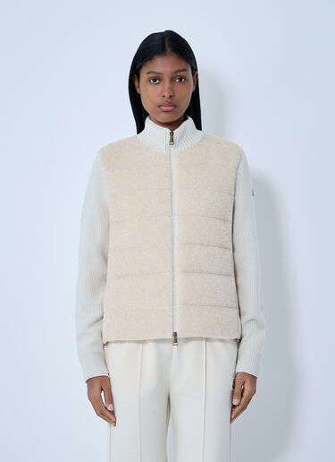 Panel Cardigan Moncler Panel Cardigan Cream mon0263047