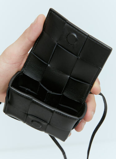 Bottega Veneta Cassette Airpods Case Black bov0154026