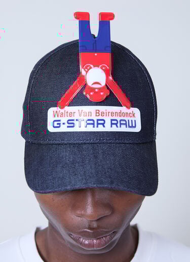 Walter Van Beirendonck x G-STAR 로고 모티프 베이스볼 캡 블랙 wlt0160033