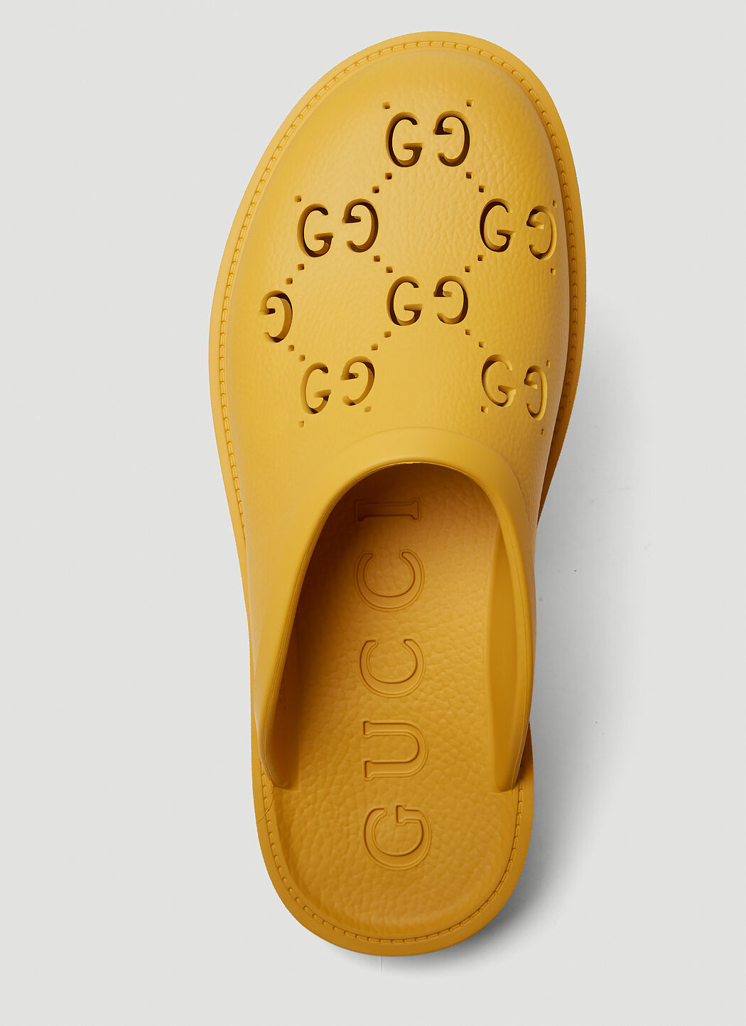 Yellow store gucci slides