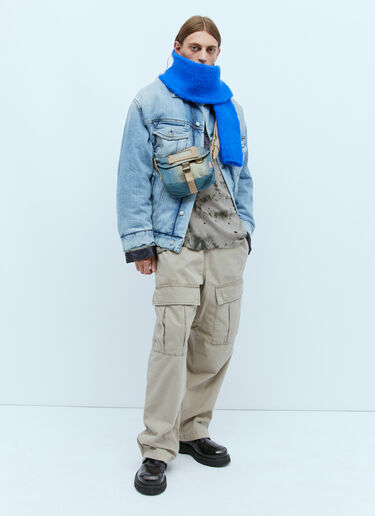 Acne Studios Oversized Padded Denim Jacket Blue acn0353002