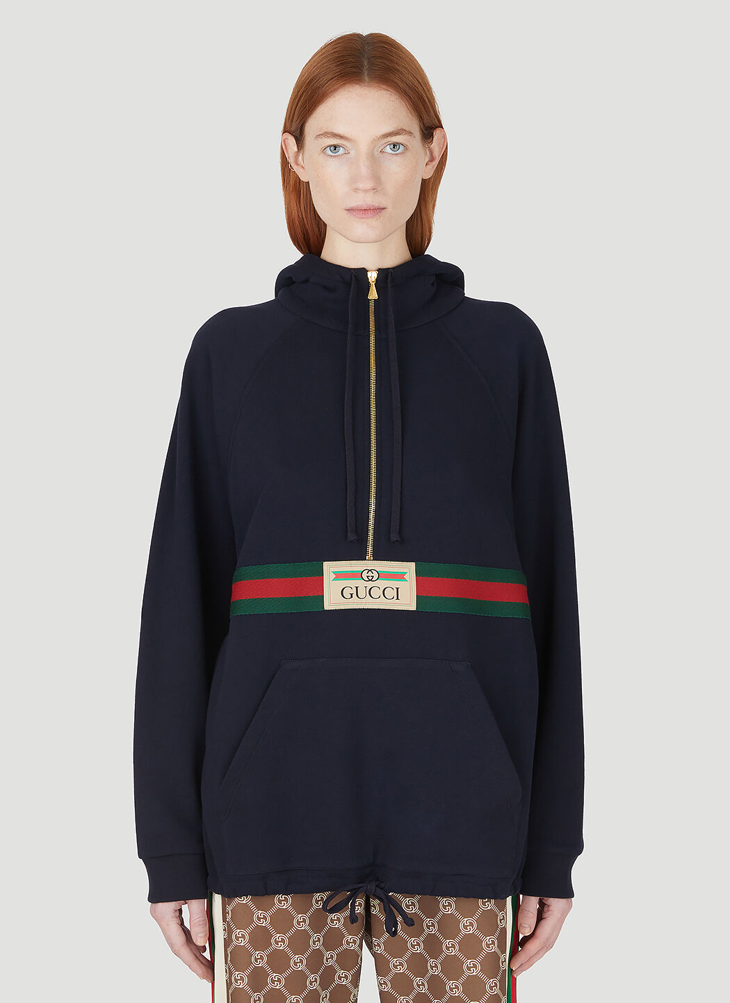 Gucci hotsell zip sweatshirt