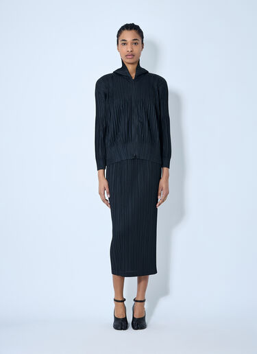 Pleats Please Issey Miyake Pleated Skirt Black plp0260004
