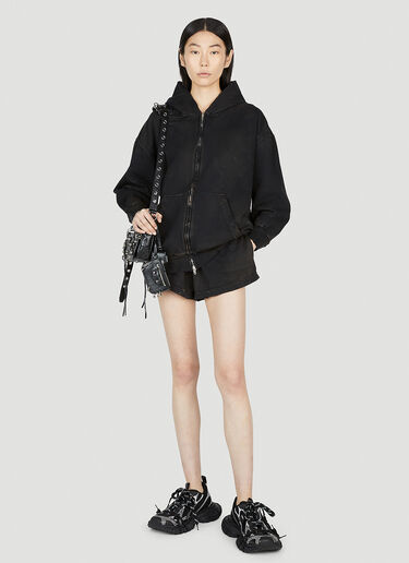 Distressed Shorts Balenciaga Distressed Shorts Black bal0252051
