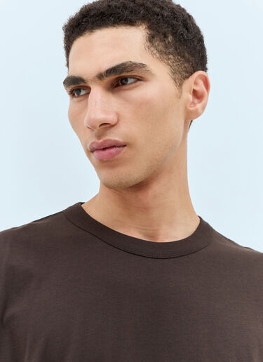 Heer T-Shirt Dries Van Noten Heer T-Shirt Dark Brown dvn0158018