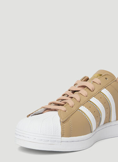 superstar slip on Marron femme