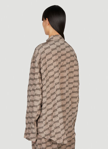 Balenciaga Monogram Shirt Beige bal0251017