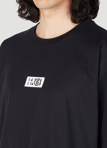 MM6 Maison Margiela Number Patch T-Shirt Black mmm0151006