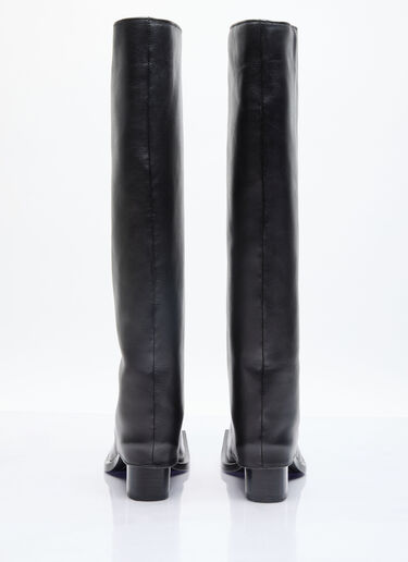 Fidan Novruzova Havva Leather Boots Black fid0254010
