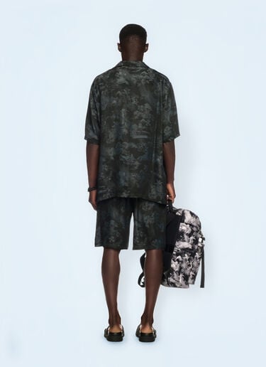 Off-White Jacquard Fresco Bowling Shorts Black ofw0160108