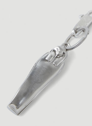 Rick Owens Sarcophagus Key Charm Silver ric0148011