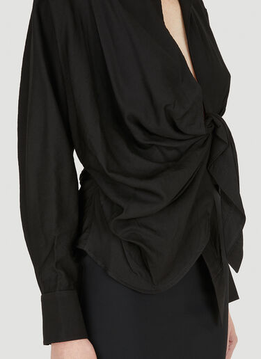 Jacquemus La Chemise Bahia Shirt Black jac0248016