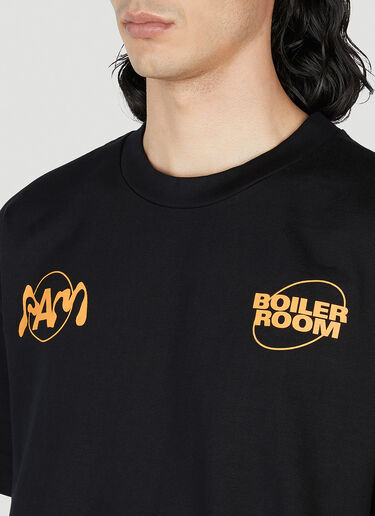 Boiler Room x P.A.M. Logo Print T-Shirt Black bor0350007