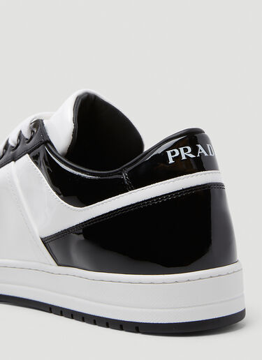 Prada Downtown Patent Sneakers Black pra0153016