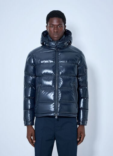 LN-CC® - Moncler: Maya Hooded Short Down Jacket - Navy Moncler Maya Hooded Short Down Jacket Navy mon0146083