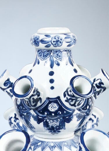 &k Amsterdam Tulip Pyramid Vase Blue wps0692356