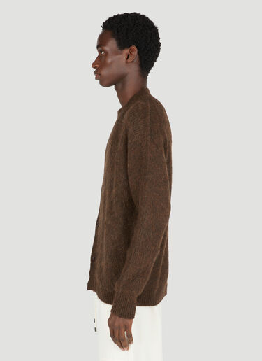 Jacquemus Le Cardigan Pau Brown jac0154010