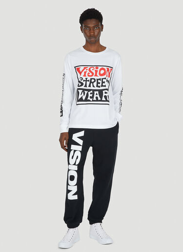 Vision Street Wear 웨이비 OG 박스 로고 티셔츠 화이트 vsw0150005