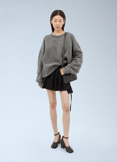 Acne Studios Logo Patch Sweatshirt Grey acn0357002