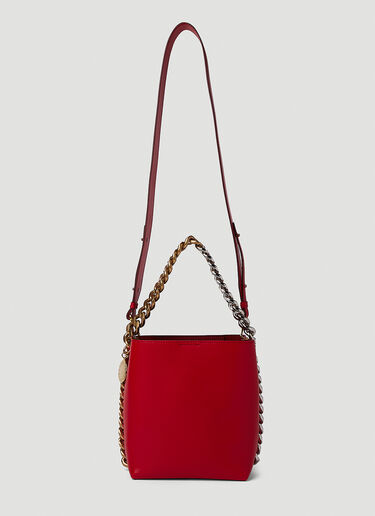 Stella McCartney Frayme Bucket Shoulder Bag Red stm0251031