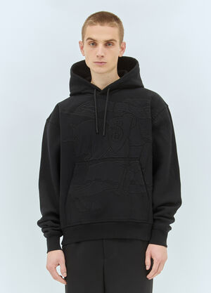 Gallery Dept. EKD Hooded Sweatshirt Cream gdp0158029