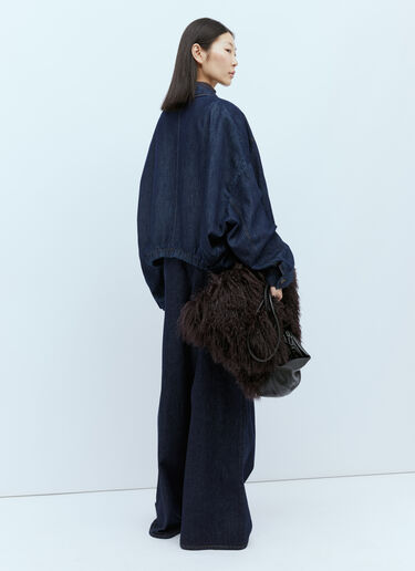 Dries Van Noten Pamplona Wide Leg Jeans Blue dvn0254030