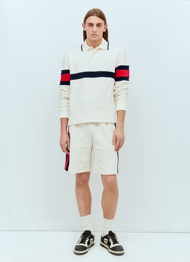 互扣字母 G 毛圈布 Polo 衫 Gucci 互扣字母 G 毛圈布 Polo 衫 乳白色 guc0155008