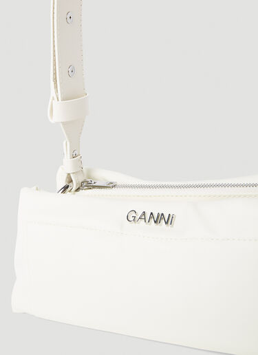 GANNI Pillow Baguette 单肩包 白色 gan0252053