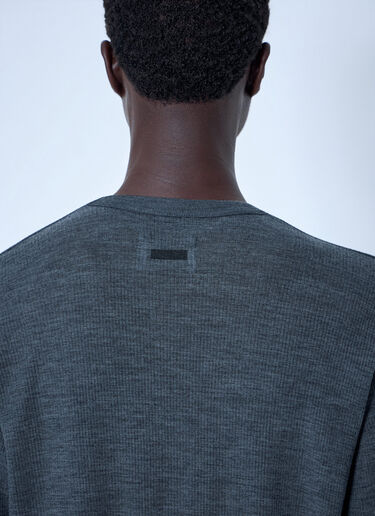 LN-CC® - ssstein: Oversized Long Sleeve T-Shirt - Grey ssstein Oversized Long Sleeve T-Shirt Grey sss0164011