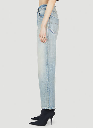 Balenciaga Ankle Cut Jeans Blue bal0251031