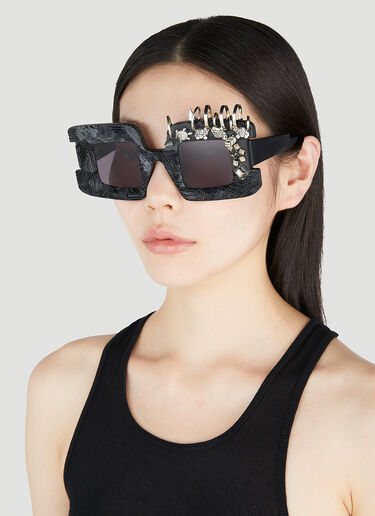 Kuboraum R3 선글라스 블랙 kub0354004