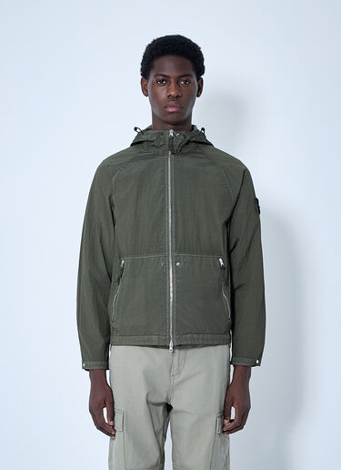 Stone Island Short Compass Patch Jacket Green sto0160033