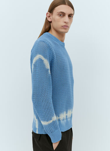 Stüssy Pigment Dyed Loose Gauge Sweater Blue sts0152054