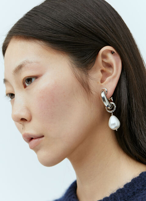 Gucci Pearl Charm Single Earring Pink guc0255012