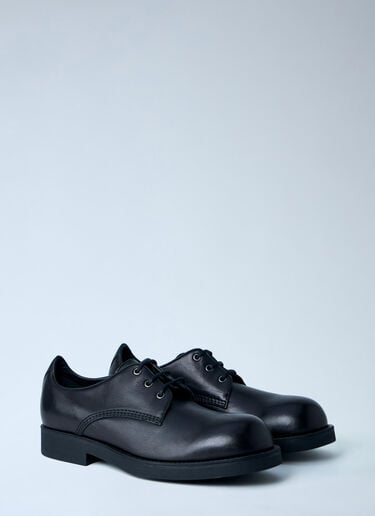 MM6 Maison Margiela Leather Derby Shoes Black mmm0163022