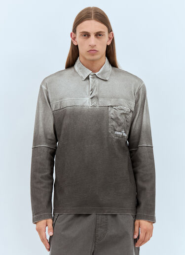 Ombre Polo Shirt Stone Island Ombre Polo Shirt Grey sto0158004