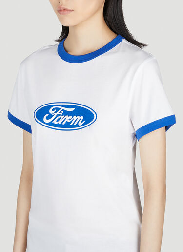 Sky High Farm Workwear Quil Lemons Farm T-Shirt White skh0352018