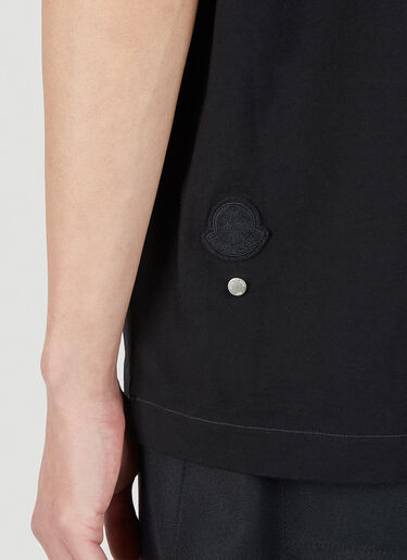 6 Moncler 1017 ALYX SM 徽标印花 T 恤 黑色 mal0151006