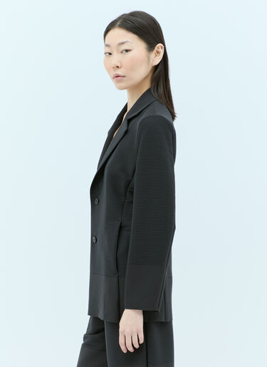 Issey Miyake Pleated Blazer Black ism0255011