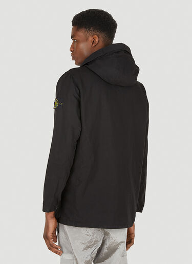 Stone Island Hooded Field Jacket Black sto0148019