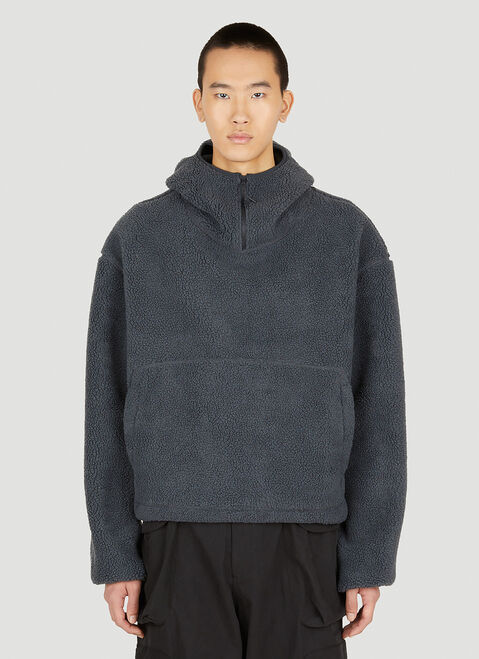 Entire Studios Fleece Hooded Sweatshirt Black ent0153018