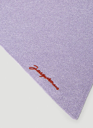 Jacquemus Le Foulard Brilho Scarf Purple jac0251121