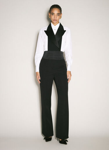 Dolce & Gabbana Double-Breasted Satin Vest Black dol0258022