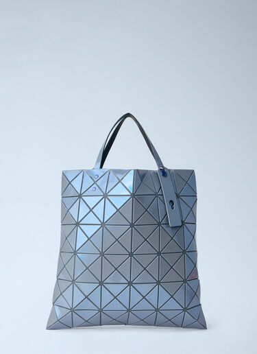 LN-CC® - Bao Bao Issey Miyake: Lucent One-Tone Tote Bag - Blue Bao Bao Issey Miyake Lucent One-Tone Tote Bag Blue bao0366006
