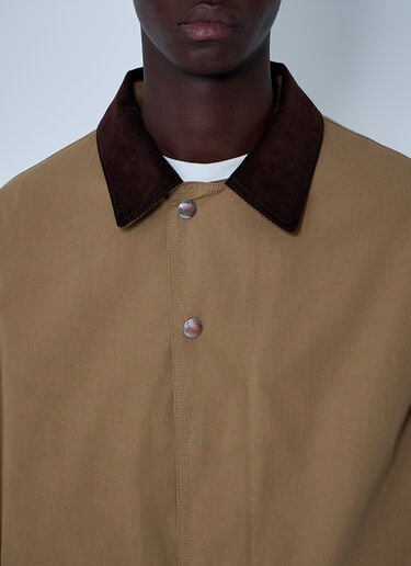 The Row Frank Jacket Beige row0160029