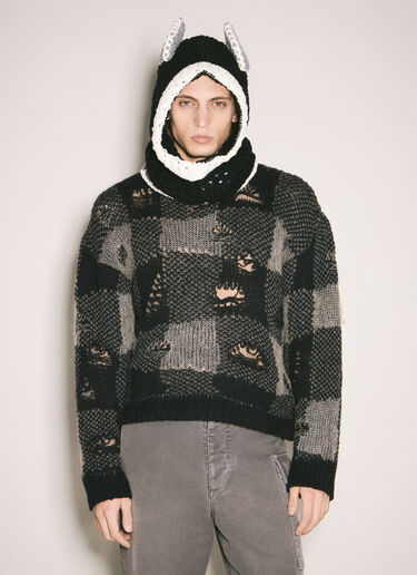 Marni Donkey Puppet Balaclava Black mni0159010