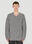Dion Lee Marled Boucle V-Neck Sweater Black dle0349002