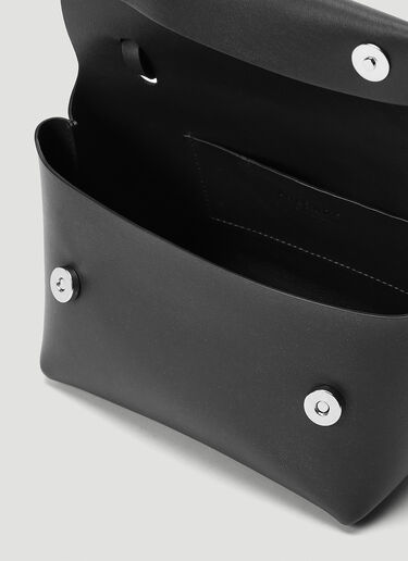 Acne Studios Alexandria Knotted-Strap Shoulder Bag Black acn0346033