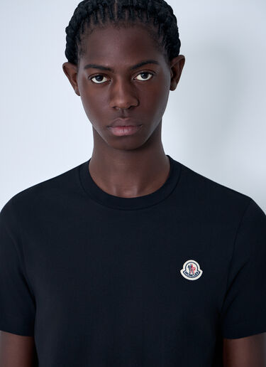 Moncler Logo Motif T-Shirt Black mon0163038