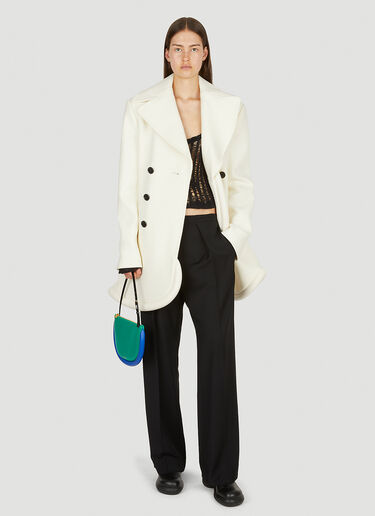 Bumper Pea Coat JW Anderson Bumper Pea Coat White jwa0249012